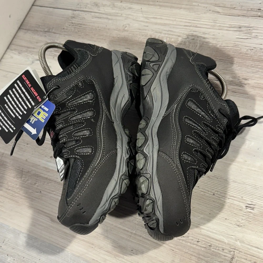 SKECHERS WORK Mens Steel Toe Electrical Hazard Safe Sneakers ASTM Standards Sz 7